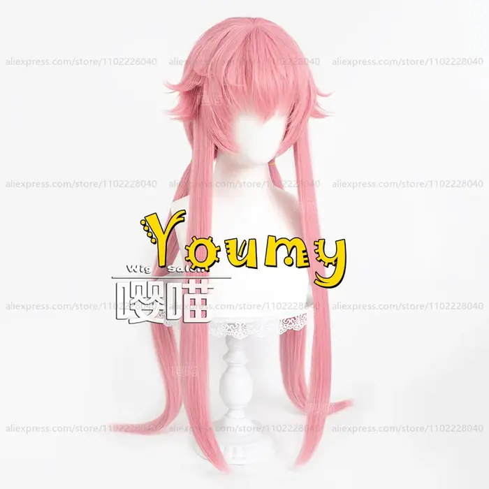 Gasai YLOT-Perruque Cosplay Anime pour Femme