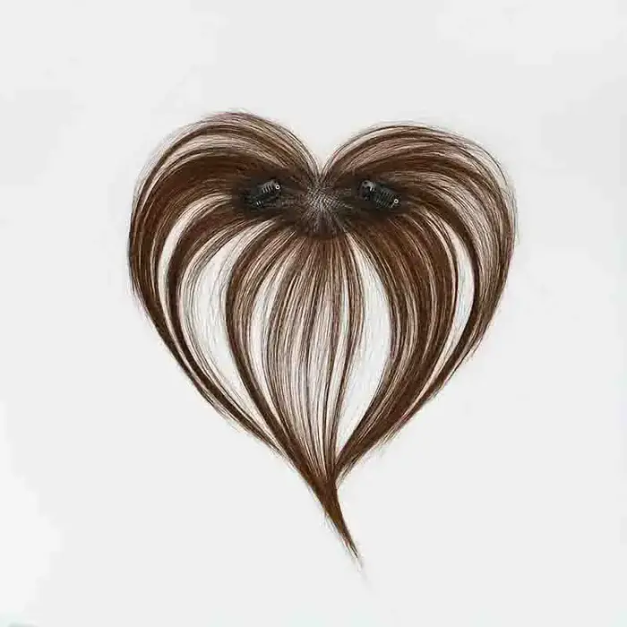 100% vrais cheveux humains Topper pour les femmes