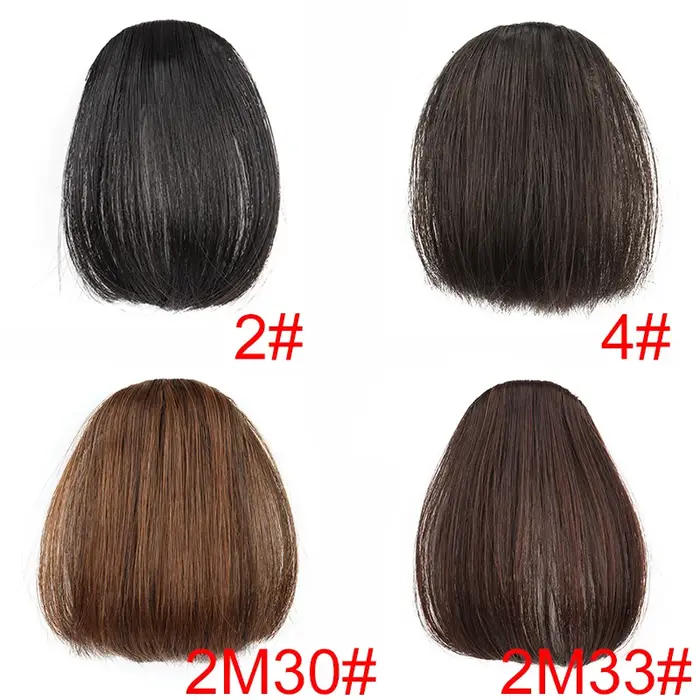 Frange à Air synthétique pince en frange frange extension de cheveux femmes pince dans l'extension d