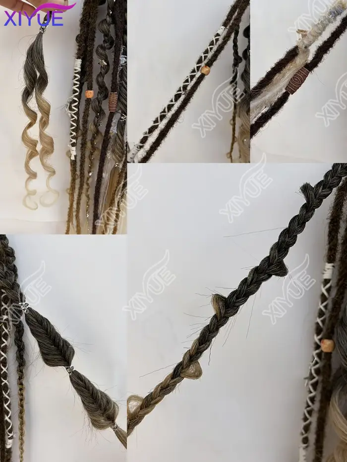XIYUE Perruques tressées pour femmes