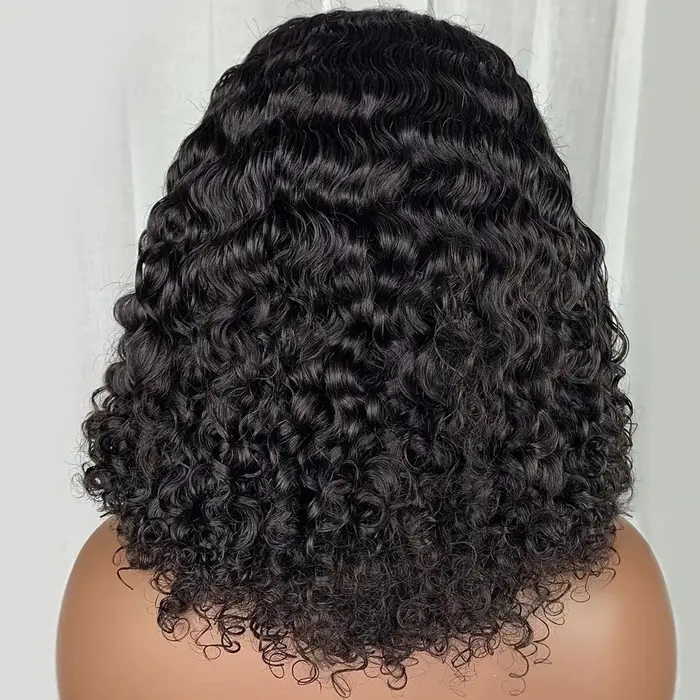 Perruque courte 16A, cheveux humains vierges