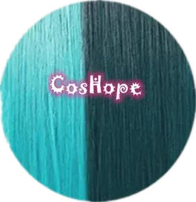 Xiao Cosplay perruque cheveux longs 100 cm queue de cheval vert mixte