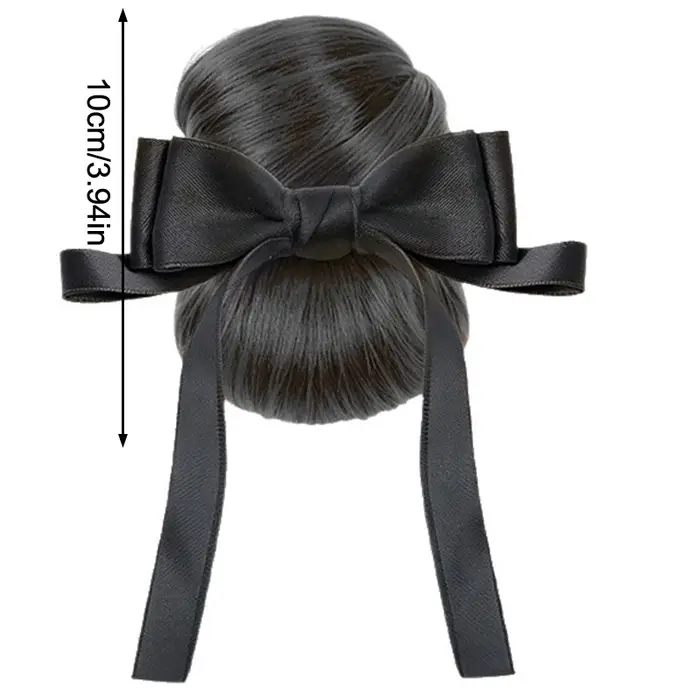 Postiche chignon en désordre Easy Updo ; Perruque droite à clipser pour femme ; Extension