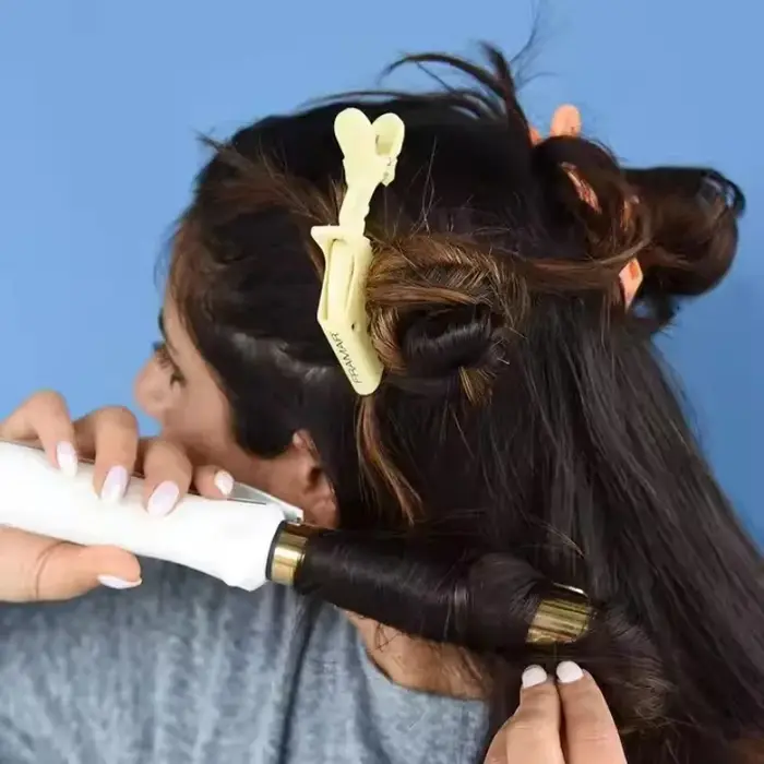 6 pinces à cheveux en alligator