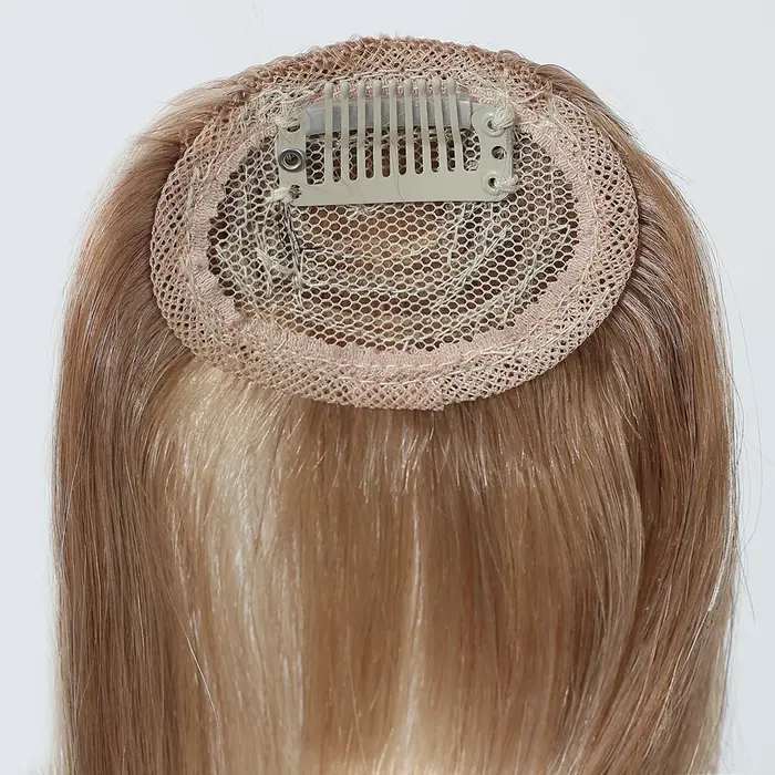 100% cheveux humains frange Blonde brun vaporeux Bang pince à cheveux en frange frange avec branches