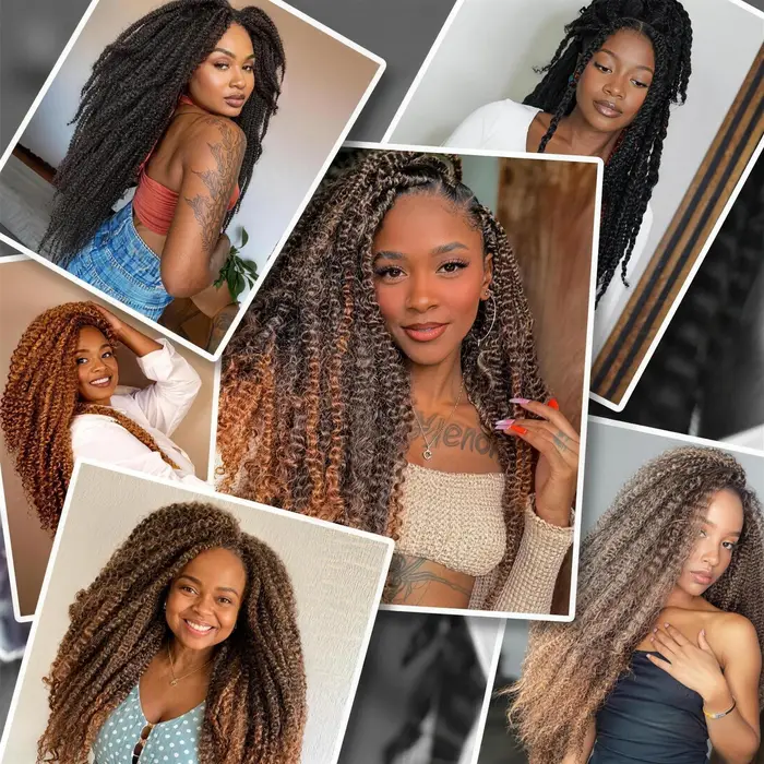 Marley Twist tressage cheveux 18 pouces de Long torsion cubaine