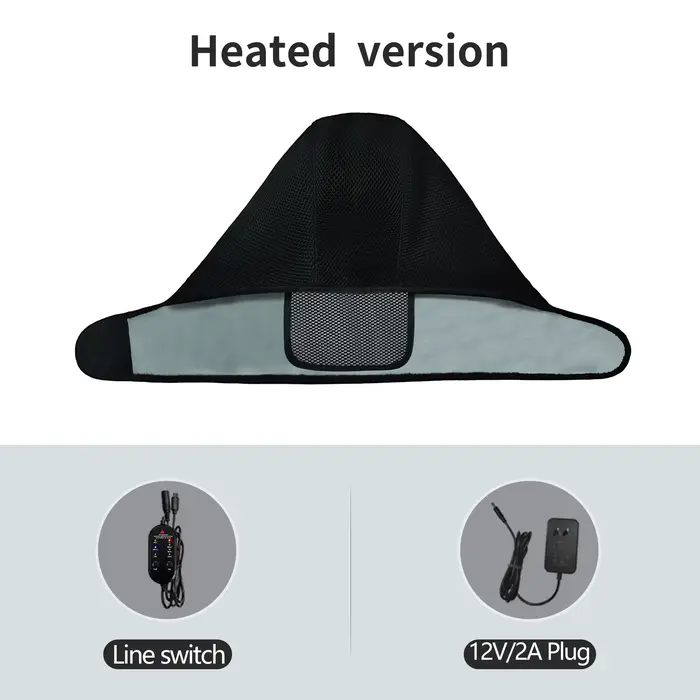 Chapeau chauffant électrique - 3 niveaux de chaleur avec minuterie, soulage la tête et le cou, idéal
