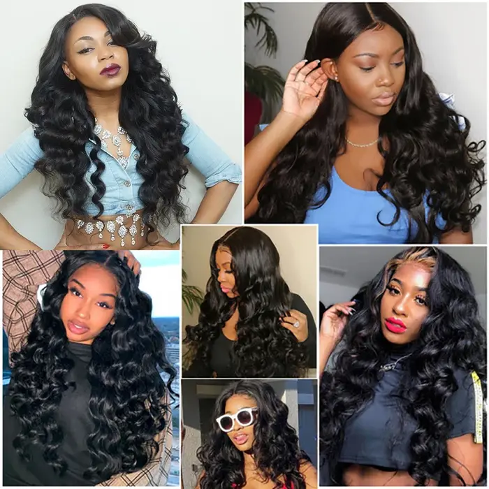 Extensions de cheveux brésiliens pour femmes noires