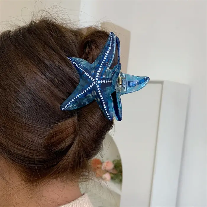 Muweordy-Pince à cheveux en acétate pour femme