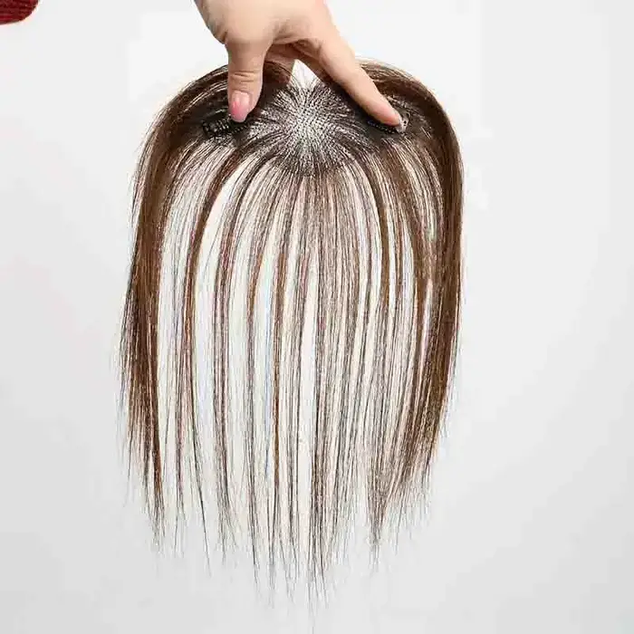 100% vrais cheveux humains Topper pour les femmes