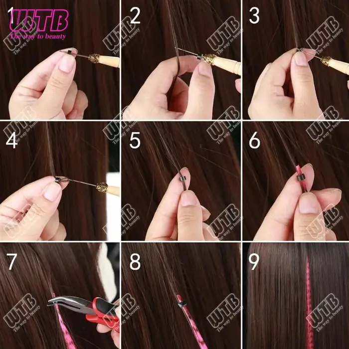 Extensions de cheveux synthétiques WTB