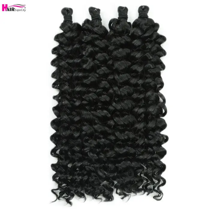 Cerise Curl cheveux 10 pouces synthétique tressage cheveux pour femmes Ombre brun crépus bouclés tor