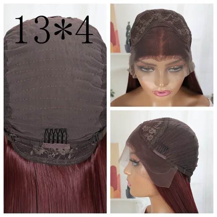Perruque Bob Lace Frontal Wig sans colle