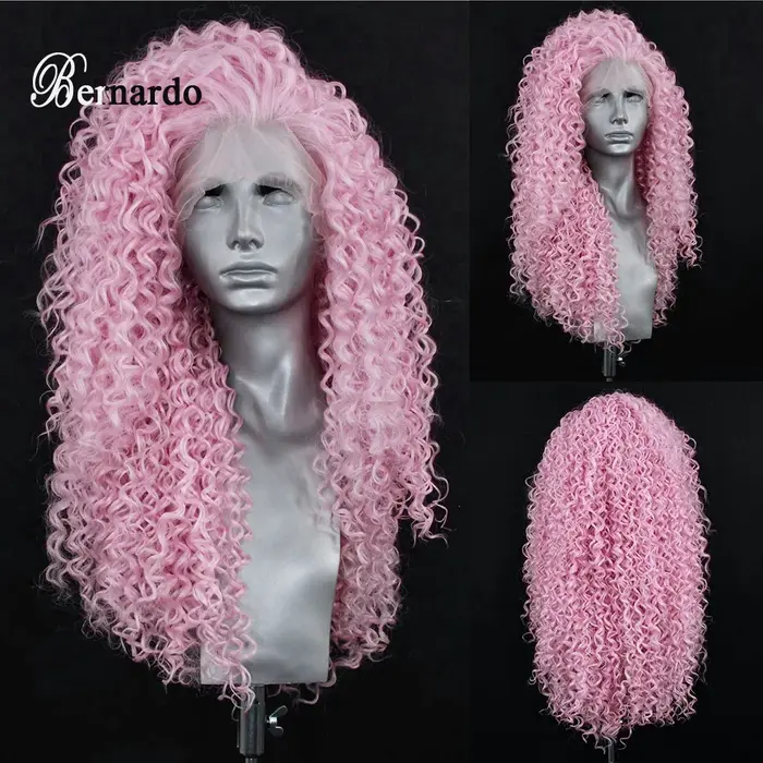 Charisma-Perruque Lace Front Synthétique Bouclée et Crépue