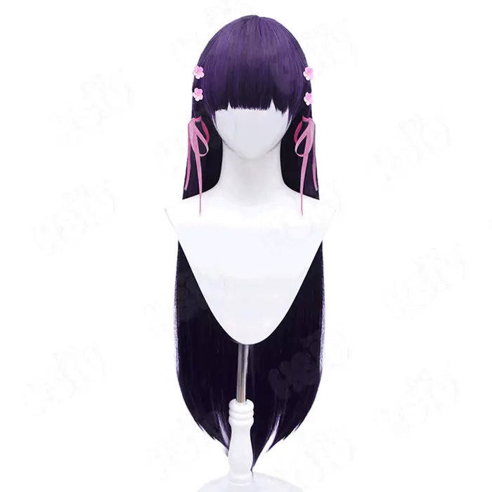 Saimori-Perruque Cosplay en Fibre Synthétique Ultraviolette, Anime My Happy Marriage, Longue Couleur