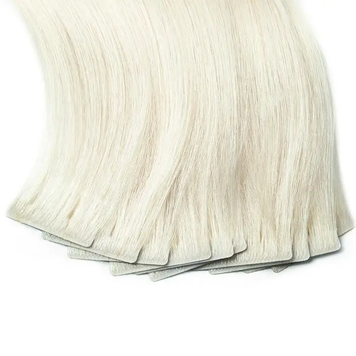 Extensions de cheveux invisibles à bandes adhésives