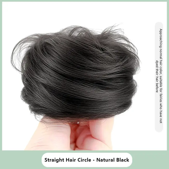 Chignon synthétique lisse à clipser, extension de cheveux en queue de cheval, postiche pour femme