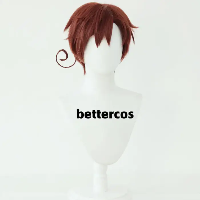 Axis Powers Hetalia perruques sud-aitalie perruque Feliciano Vargas rouge marron Cosplay