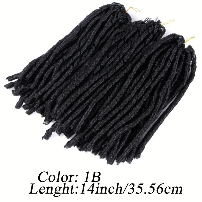 Extensions de cheveux synthétiques bouclés de 14 pouces