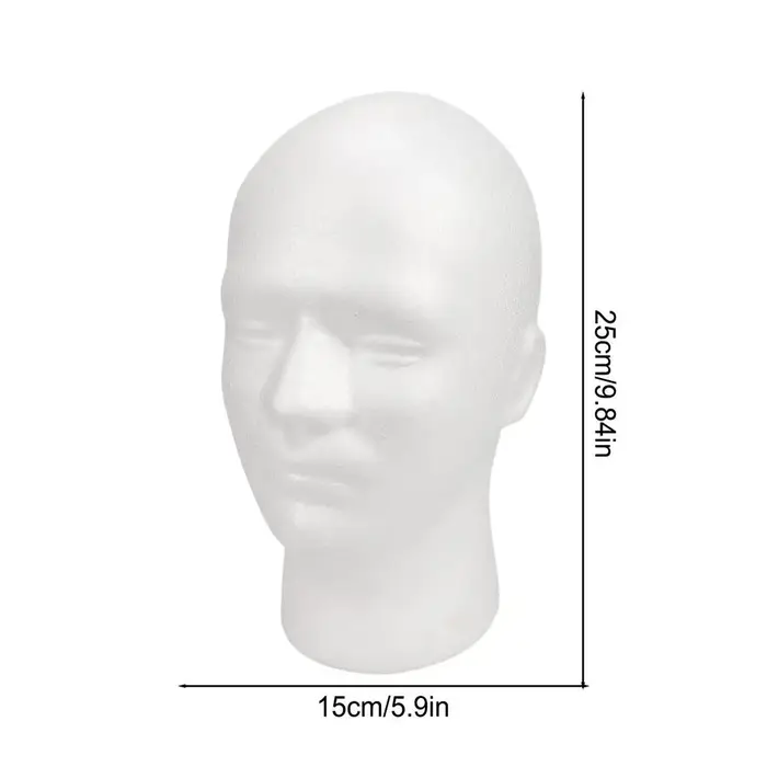Tête de mannequin pour homme