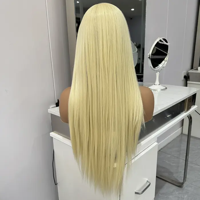 Perruque Lace Front Wig synthétique Blonde