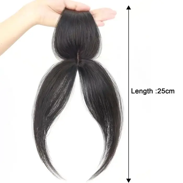Frange à clipser naturelle pour femme