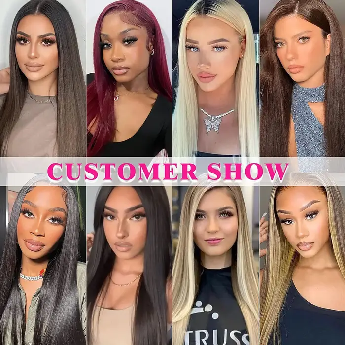 Extensions de cheveux à clipser pour femmes