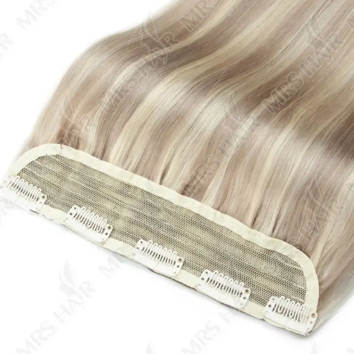 Extensions de cheveux humains à clips