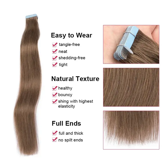 Extensions de cheveux humains torsadés pour femmes