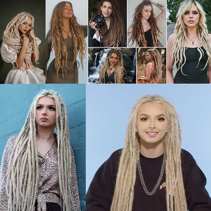 Dreadlock synthétique à extrémité unique