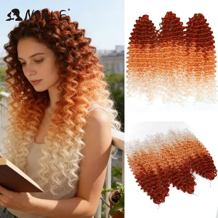 Extensions de cheveux synthétiques NOBLE de 24 pouces