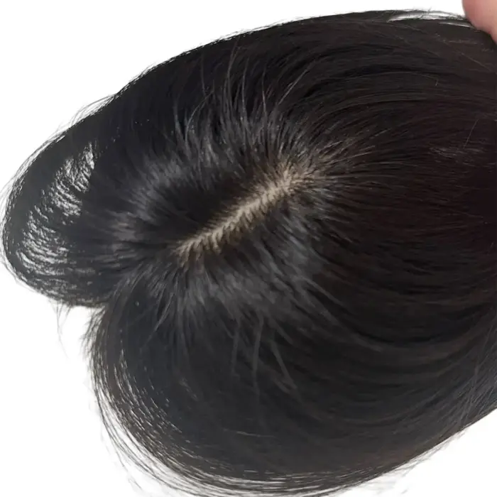 Frange de cheveux humains naturels