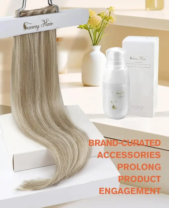 Ve Sunny Hair Trame Extensions de cheveux vrais