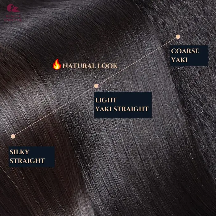 Beautyforever EasiContour ™    Yaki droite V partie perruque cheveux humains élastique cordon Yaki V