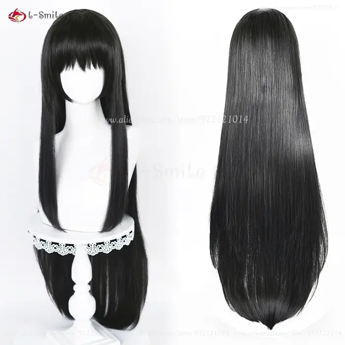 Perruque de Cosplay Akemi Zones ura de 90cm de Long