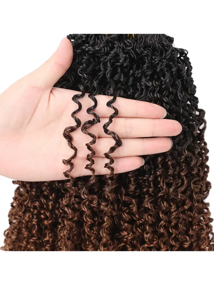 Extensions de cheveux au crochet Yanky Twist |   8" 10" 12" 14" de longueurs |   7 pièces/paquet |  