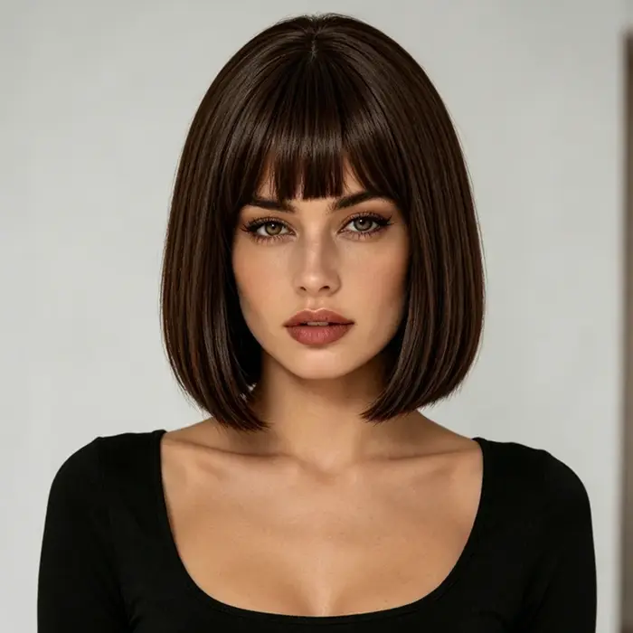 Perruque synthétique pour femme