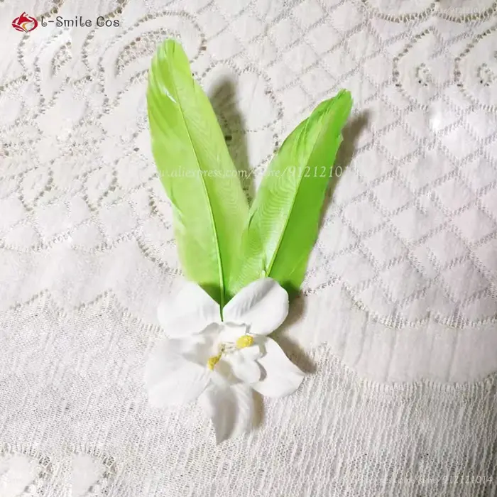 Nouveau Venti Cosplay perruque Barbatos Venti 42 cm court bleu dégradé résistant à la chaleur cheveu