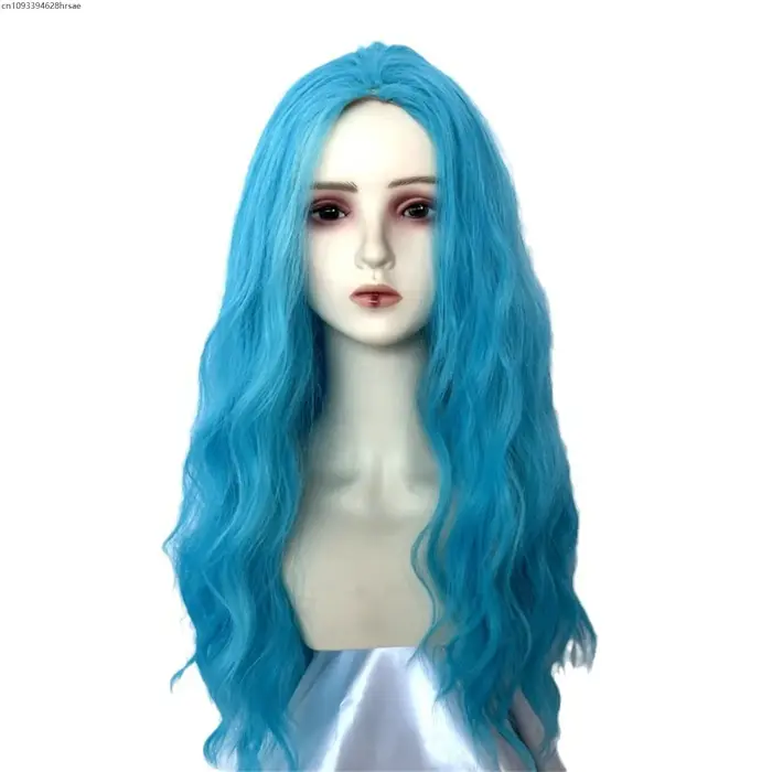Perruques de Cosplay rouges d'halloween pour enfants et adultes