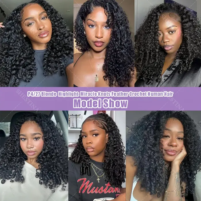 Extensions de cheveux humains ondulés 15A