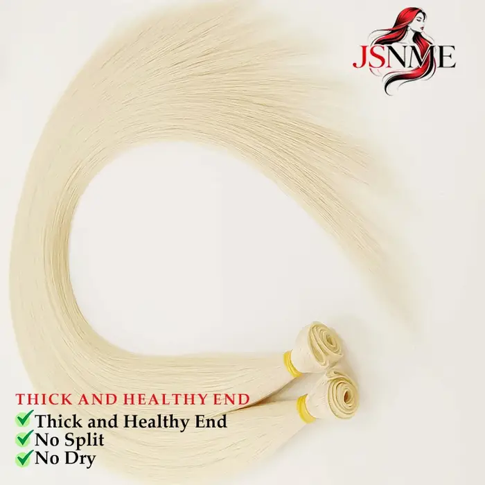 JSNME Genius Extensions de trame 100% trames de cheveux vraiment humains paquets coudre dans