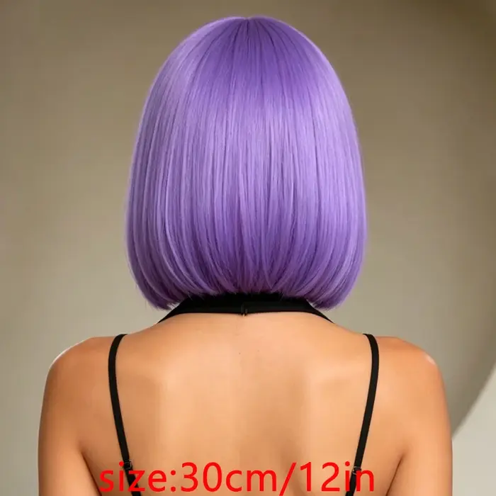 Perruque courte synthétique pour femme