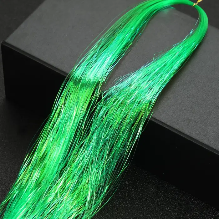 93cm coloré Bling Extension de cheveux accessoires Laser or brillant fil métallique Extensions