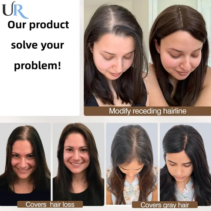 Topper de cheveux humains pour femmes