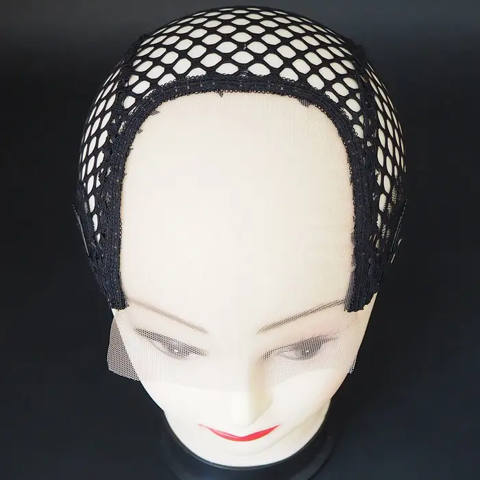 Bonnets de perruque de fermeture de dentelle frontale 4X4 pour fabriquer des perruques de trame