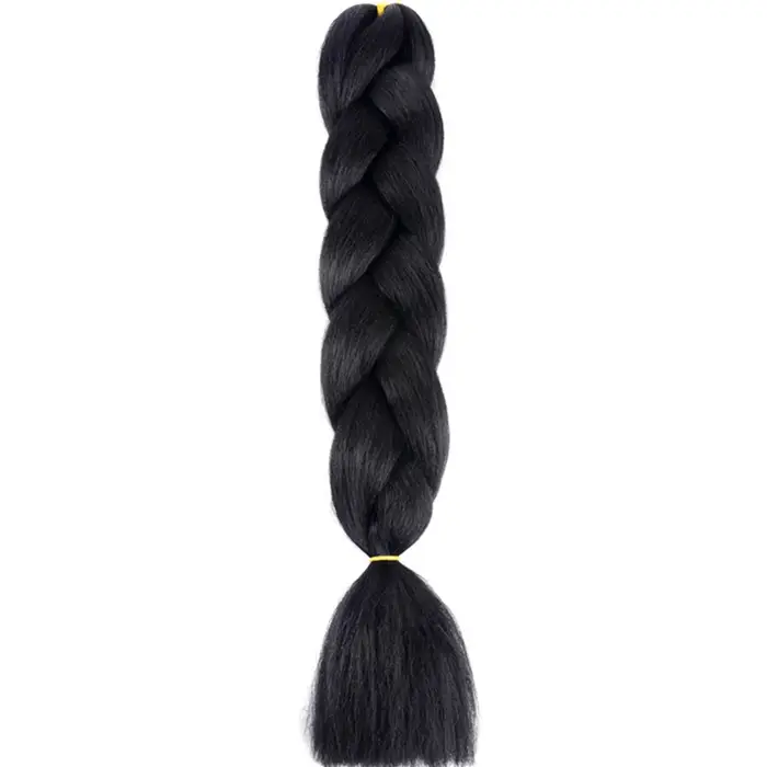 AZCalls EEN-Extensions de Tresses Synthétiques pour Enfants, Tresses de Cheveux DIY, Rose, Violet, J