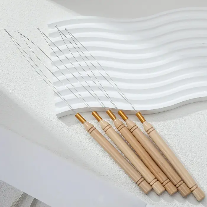 Kit d'outils pour extensions de cheveux avec micro-anneaux