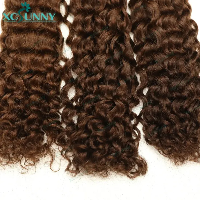 Boho tresses Extensions de cheveux humains paquets en vrac