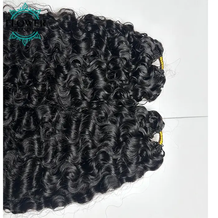 Extensions de cheveux humains au Crochet bouclé birman