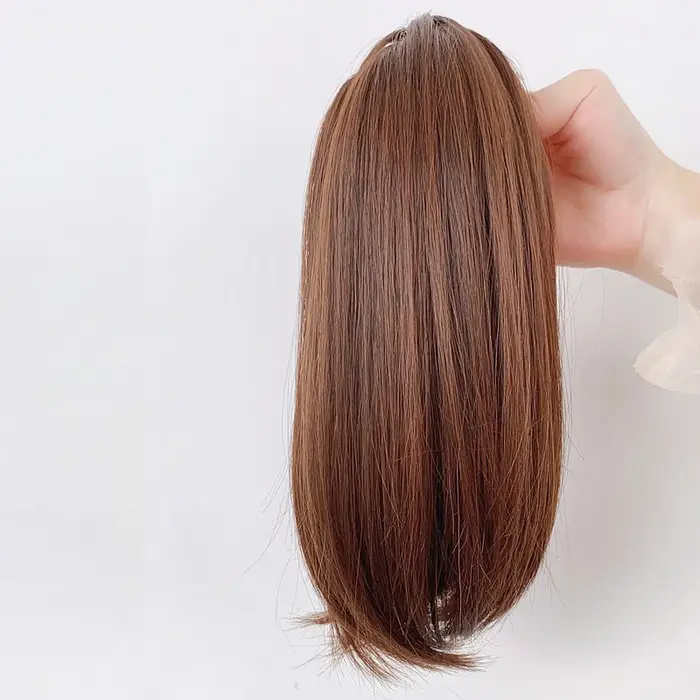 Extension de queue de cheval longue à clipser, extension de cheveux synthétiques à l'aspect naturel 